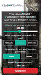Mobile Screenshot of headwaycapital.com